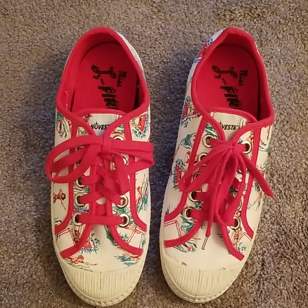 Cute retro style sneakers